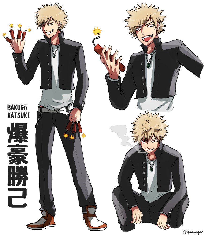 Yuukurage's tweet photo. yankee kacchan #MyHeroAcademia #BokuNoHeroAcademia #fanart https://t.co/VCzQSxYzqm