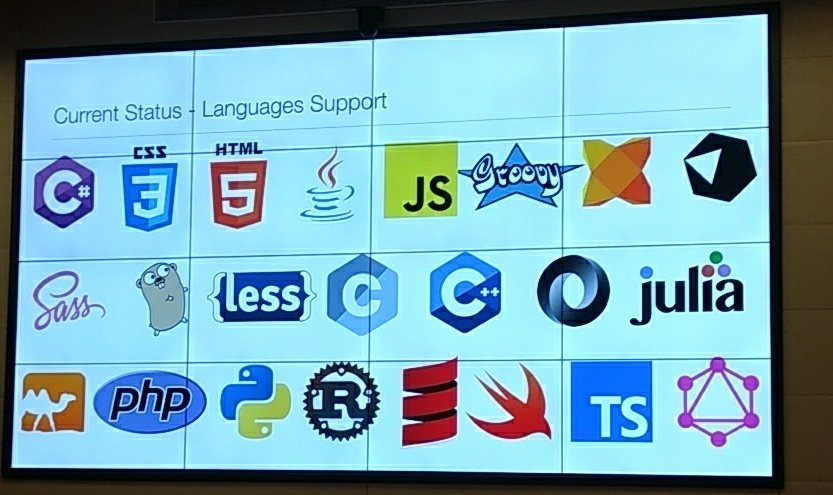 noopur2507's tweet photo. What is Language Server Protocol? Current status! #LSP @mikbarbero at #EclipseSummit2017 https://t.co/T8B2YLT2FW