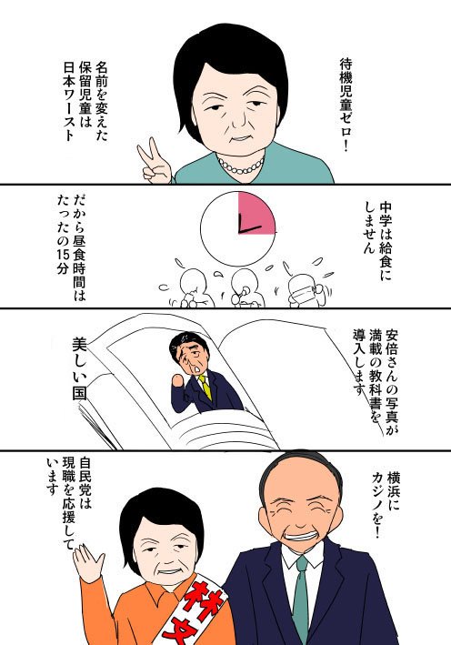 #横浜市長選 