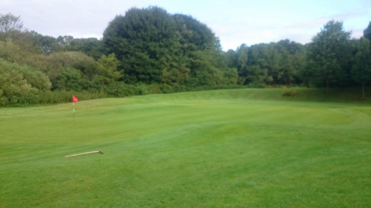 birchwoodgreens's tweet photo. Greens cut this morning, some pics of set up this morning, what a difference 24hrs makes @birchwood1 #powerofrecovery https://t.co/cEdP3c22va
