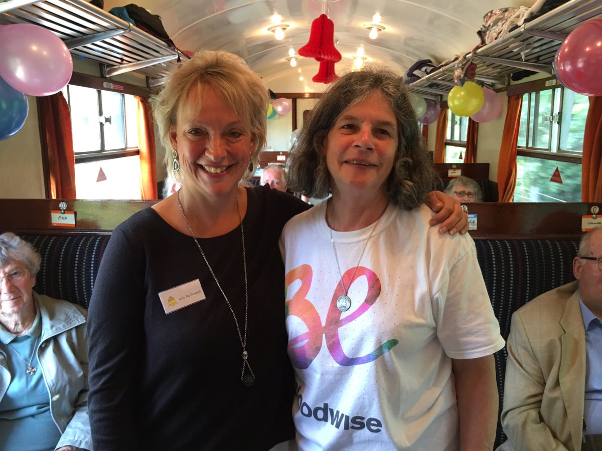 ccringing's tweet photo. Julie McDonnell and many friends on Strike Back Against Cancer Express.  Here it is coming into Tonbridge! @allstand2gether #cancer #SBABC https://t.co/LGTf1SC8cR