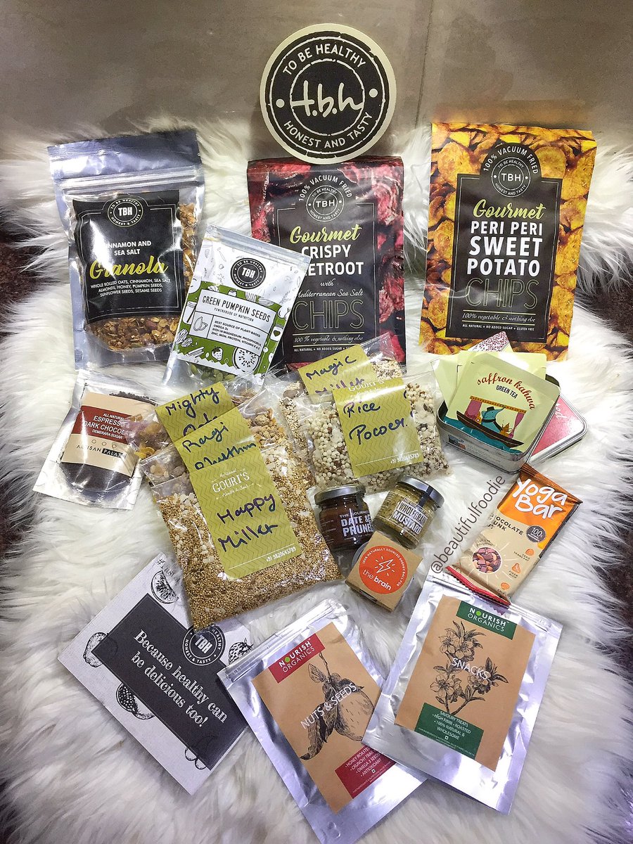 beautifulfoodi1's tweet photo. Healthy & yummy goodies from #tobehealthy from their Hampers starting from ₹1500!
I loved the guilt free chips & nuts #beautifulfoodie #yum https://t.co/LrYbbdDDp4