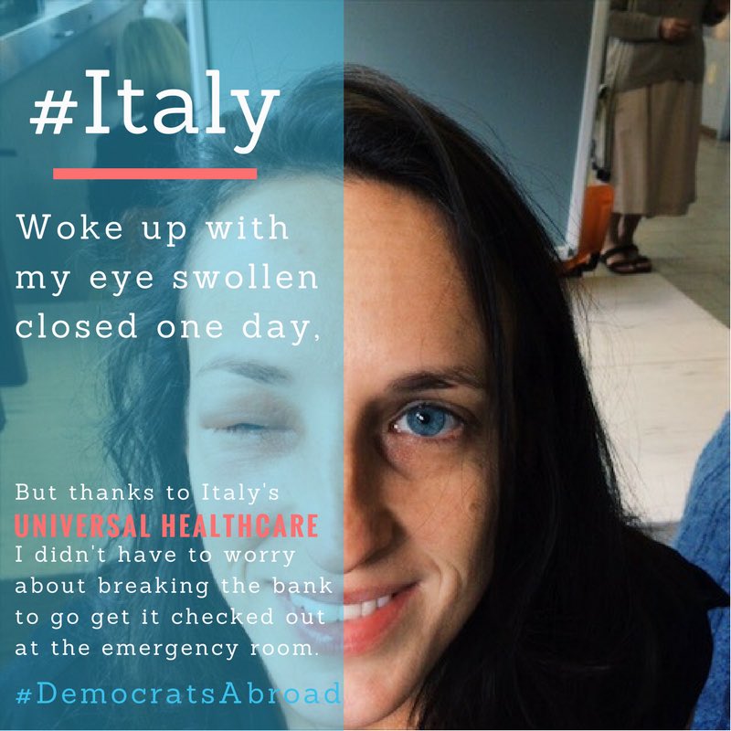 miss_disk's tweet photo. Your story? #ourlives #UniversalHealthcare #HeathcareIsAHumanRight
#democratsabroad #italy  
#healthcarestory #DAresist
#OurLivesOnTheLine https://t.co/KIb1G80JJv