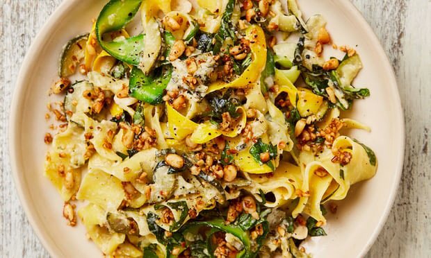 DorsetFooditude's tweet photo. #Zucchini #BabyMarrow #Courgette so many names & so many tasty #recipes we are โฅ๏ธ #YotamOttilenghi #pappardelle dish https://t.co/WAOaA8Jzml https://t.co/LnQVOStdFT