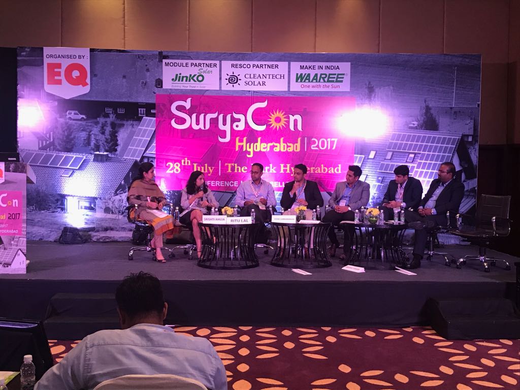 EQMagPro's tweet photo. One more achievement in a row !!
We have done #SuryaconHyderabad Conference successfully!!!
@JinkoSolarCoLtd #CleantechSolar @waareegroup https://t.co/NRV2tB1Xw2