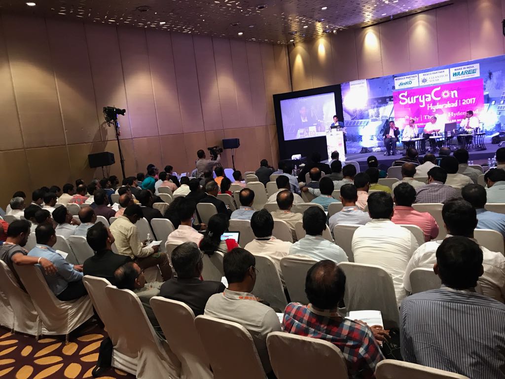 EQMagPro's tweet photo. One more achievement in a row !!
We have done #SuryaconHyderabad Conference successfully!!!
@JinkoSolarCoLtd #CleantechSolar @waareegroup https://t.co/NRV2tB1Xw2