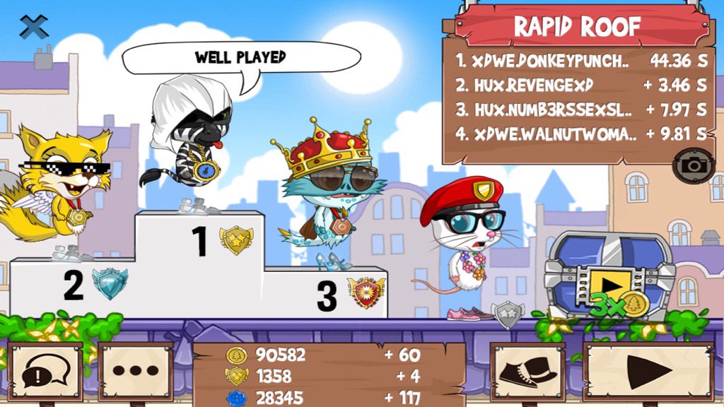 donkeypuncher_1's tweet photo. I just beat a golden fox! #funrun2 #REVENGExD #numb3rssexslave #WalnutWoman https://t.co/FsLaoi823a