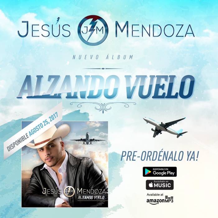 hdzmarisela1's tweet photo. Ya Puedes Ordenar El Disco De @jesusmendozanet #AlzandoVuelo En Todos Los Formatos Digitales #JesusMendoza #ElRayoDeOro
🎶❤️⚡️❤️🎶 #proudofu https://t.co/p8rpsEMlhq