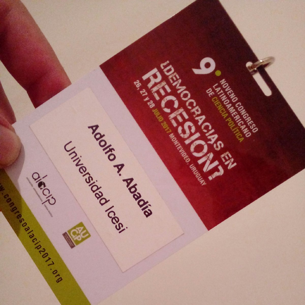 adolfoabadia's tweet photo. Gracias a quienes hicieron posible esta versión del congreso #Alacip2017 https://t.co/5lBKwnVUBQ