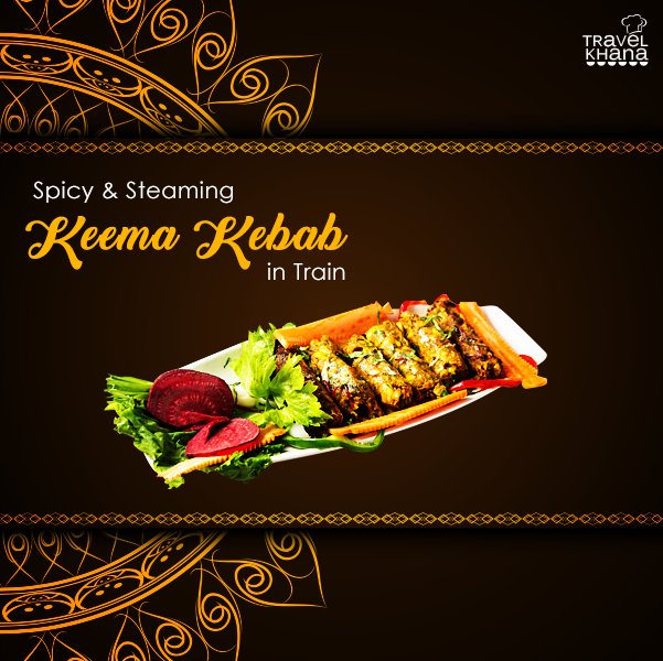 Travelkhana's tweet photo. #Ways to #pamper yourself with a #DevilsBreakfast. Have a #plate of #steaming Keema #Kebab #TravelKhana #FoodInTrain #WeekendKiBaatBanJaye https://t.co/bPfKKuL8JE