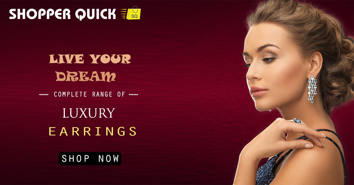 ShopperQuick's tweet photo. https://t.co/8myOR9Lw2X Complete The Beauty of Your Ears At Exciting Prices @ Shopper Quick
#earrings #jewel #jewelry #fashion #shopping https://t.co/kgJ6PBgUdY