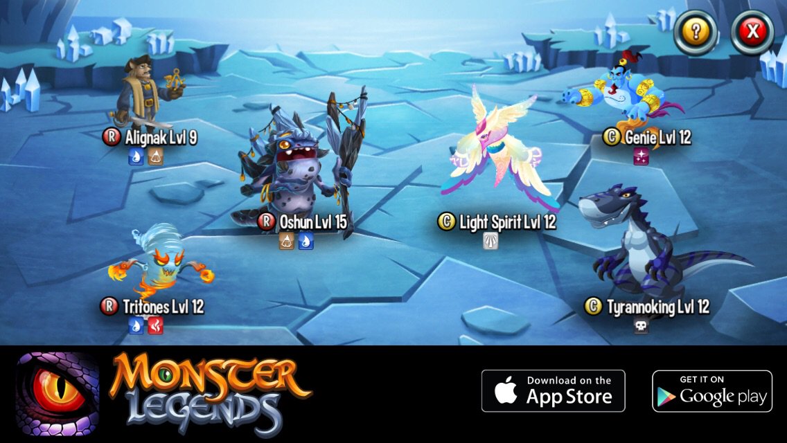 I'm performing a counterattack at Monster Legends! Join the game now too!  m.onelink.me/183ad3da