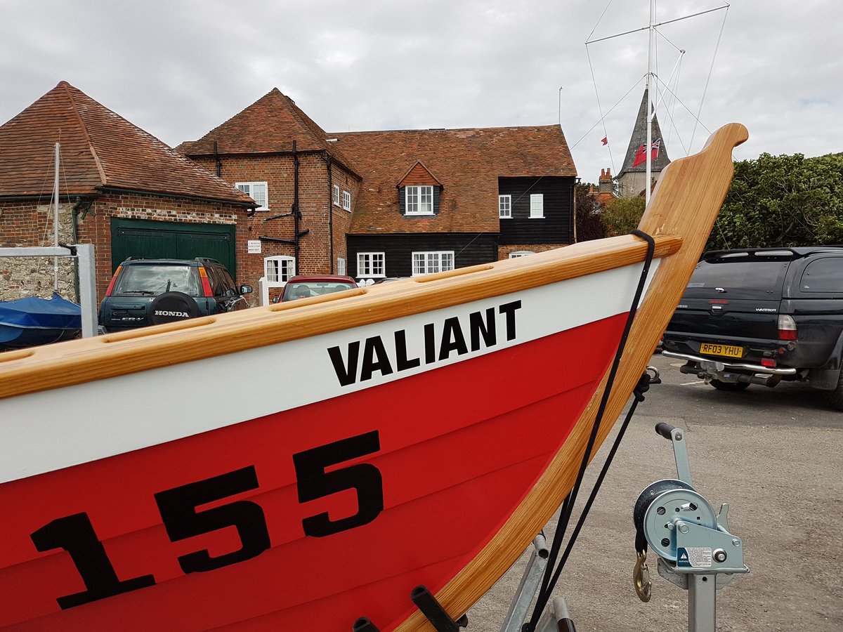 Valiant delivered to Bosham SC - 7th St Ayles Skiff in the 3 Harbours...