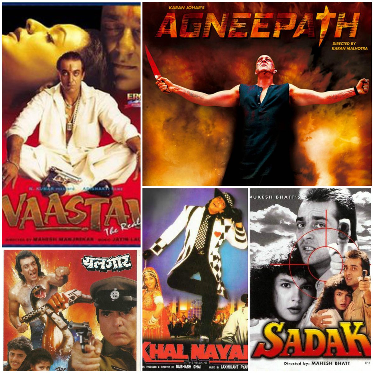 Selfyee_'s tweet photo. Sadak, Agneepath, Khalnayak – 5 iconic posters of Sanjay Dutt’s classic films
@sanjayduttmpcc #sanjaydutt https://t.co/ReAwy3YM4H https://t.co/O6qHQzRzFM