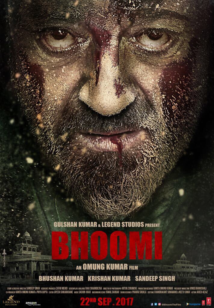 Bhoomi First Look Poster starring Sanjay Dutt