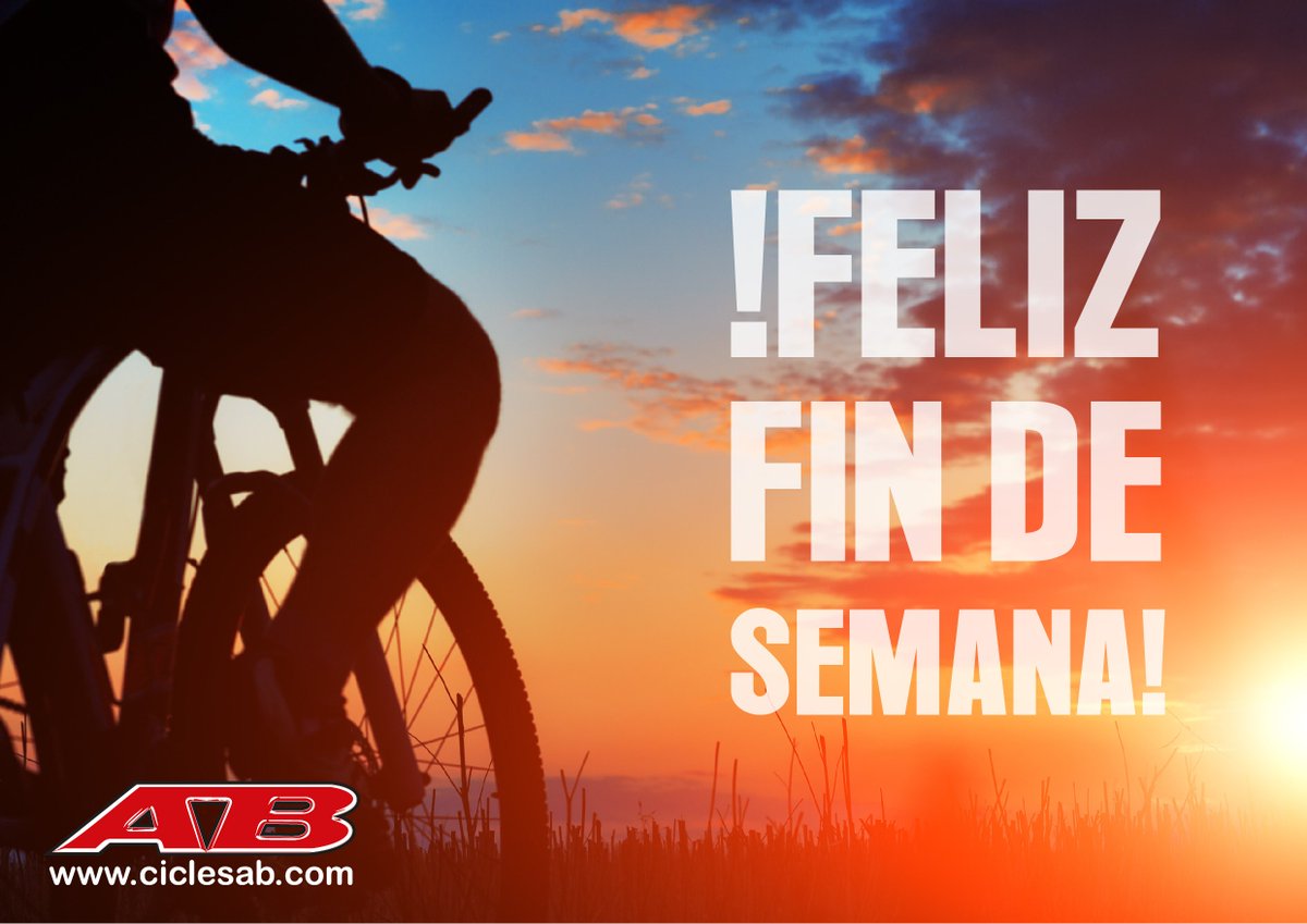 CiclesAB's tweet photo. ¡Qué disfrutéis del fin de semana y de las vacaciones si os tocan!
#ciclesab #weekend #verano #ciclismo #vacaciones https://t.co/6La5svXri8