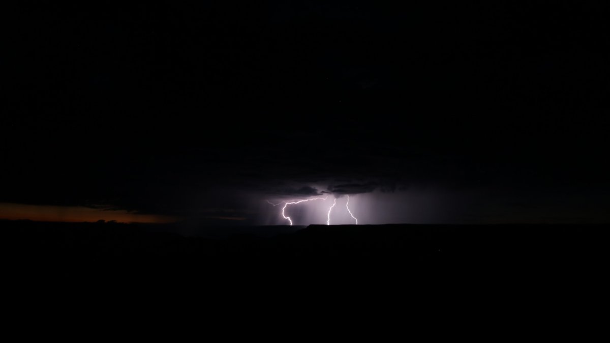 Rocket_AZ's tweet photo. My view last night. Lighting over Grand Canyon! https://t.co/Uf1JZDjDDF