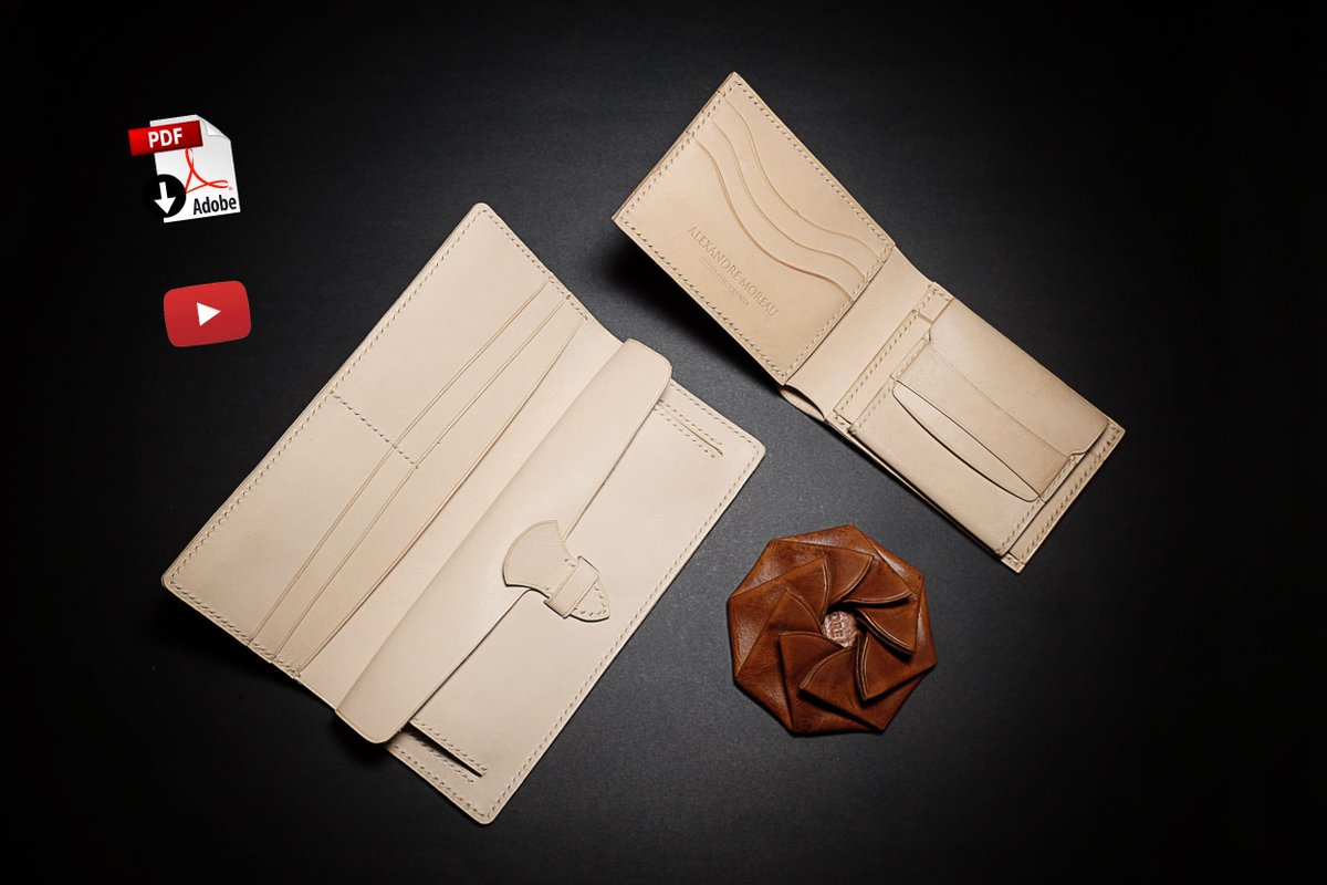 AMLeathercraft's tweet photo. Two new pattern bundles are available today β’ SAVE 20%
https://t.co/j6MhkQ4PPI
#leathercraft #leatherpattern #leatherpatterns #makingwallets https://t.co/6ASkrZlAZk