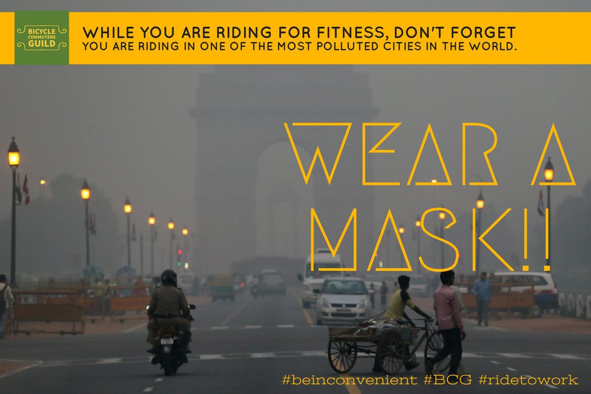 BCG_India's tweet photo. Know more about pollution masks and options available in India here - https://t.co/wFXnpXnpoY  #beinconvenient #BCG #ridetowork https://t.co/I3SRZhTRiE