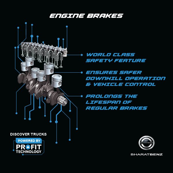 BharatBenz1's tweet photo. Better control during downhill operations with our #BharatBenz Engine Break feature. Discover #ProfitTechnology: https://t.co/GabDCqXuXu https://t.co/bkWjpWW213