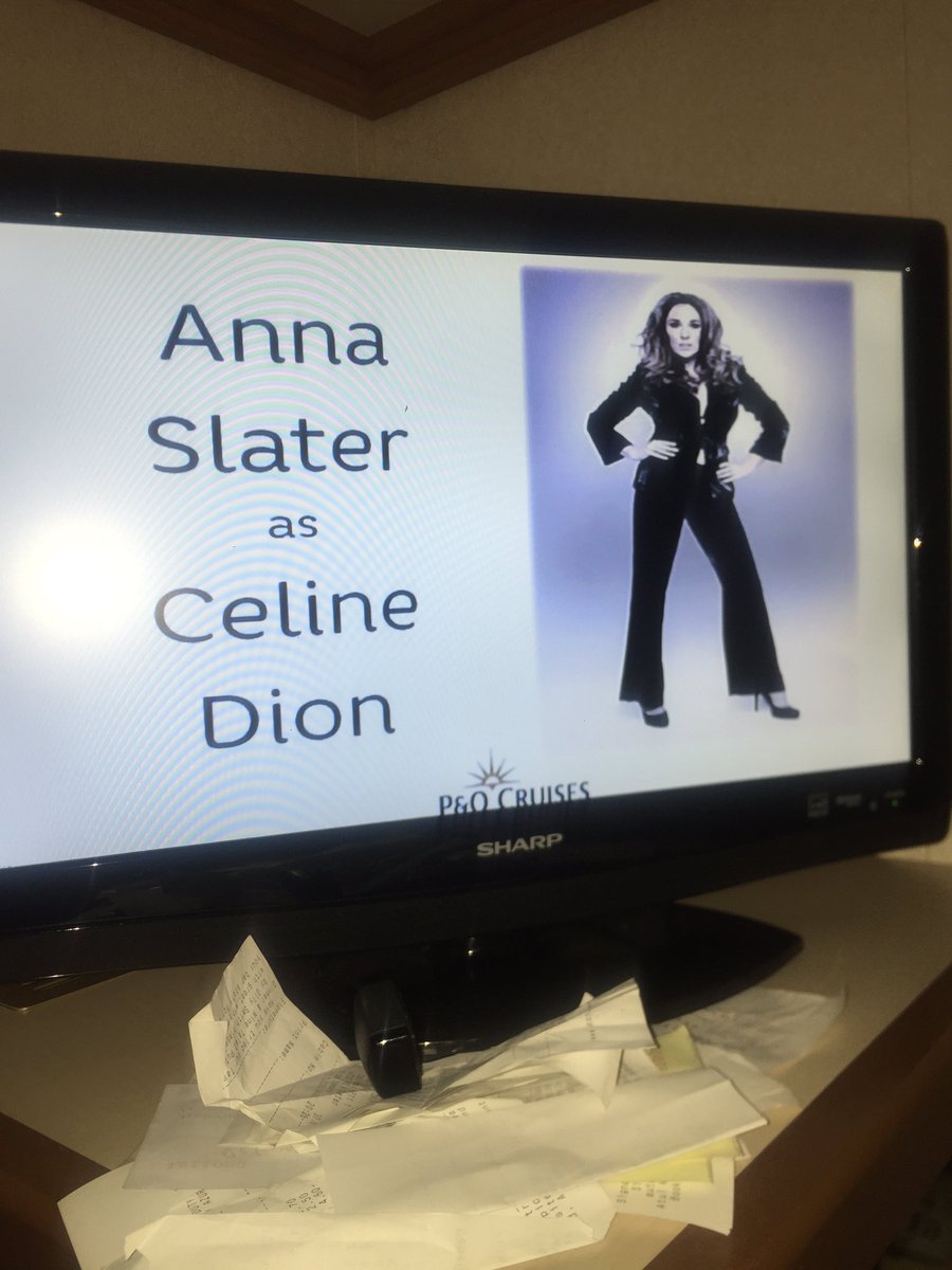 TributeDion's tweet photo. Loved my week on the Azura cruise ship with P&amp;O cruises thank you to @quinnartistes for everything!! #celine #tribute #showtime https://t.co/M5XL0YUzPS