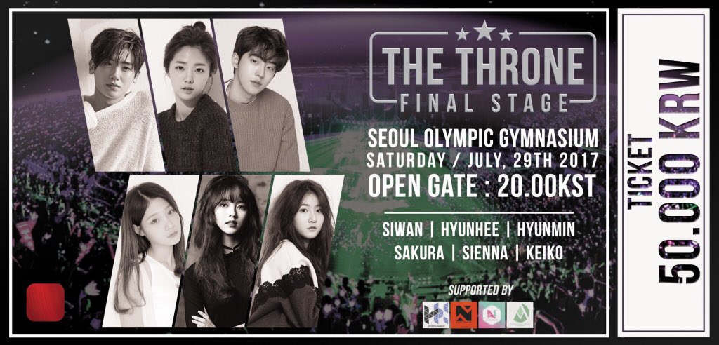 JGEntStore's tweet photo. @renaisxance [ 📦 ] 

1 The Throne Final Stage ticket. 
A/n: Azurine Ivoire
Type: Red

50.000₩ https://t.co/MhXifWmZxQ