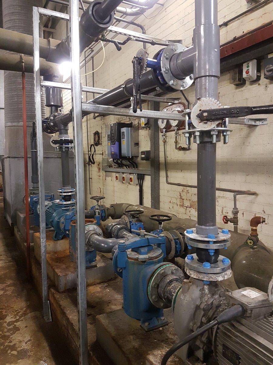 Vital pump pipeline modifications. New rubber bellows &amp; pipe supports #astanpumps