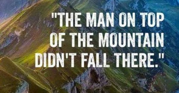 DscCreativeHub's tweet photo. "The Man On Top Of The Mountain Didn't Fall There" -Vince Lombardi https://t.co/1NUux9ED8J #DscCreativeHub #Quote https://t.co/dUv2opTOrZ