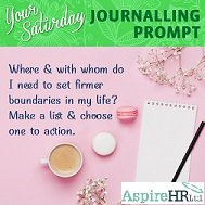 Setting boundaries is a foundation to achieving balance . Take time today to write your thoughts