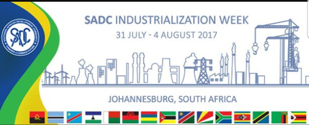 DIRCO_ZA's tweet photo. SADC #IndustrializationWeek is a public-private engagement forum aimed at fostering new opportunities for intra-regional trade & investment. https://t.co/XxP5VRWQ0y
