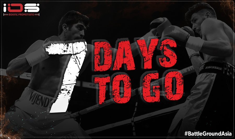 IOSBoxing's tweet photo. This is where it all began for @boxervijender in 2015! Only 7 days to go for #BattleGroundAsia!

Buy tickets: https://t.co/8mrRaLF5Yg https://t.co/aUgHJOwlU4