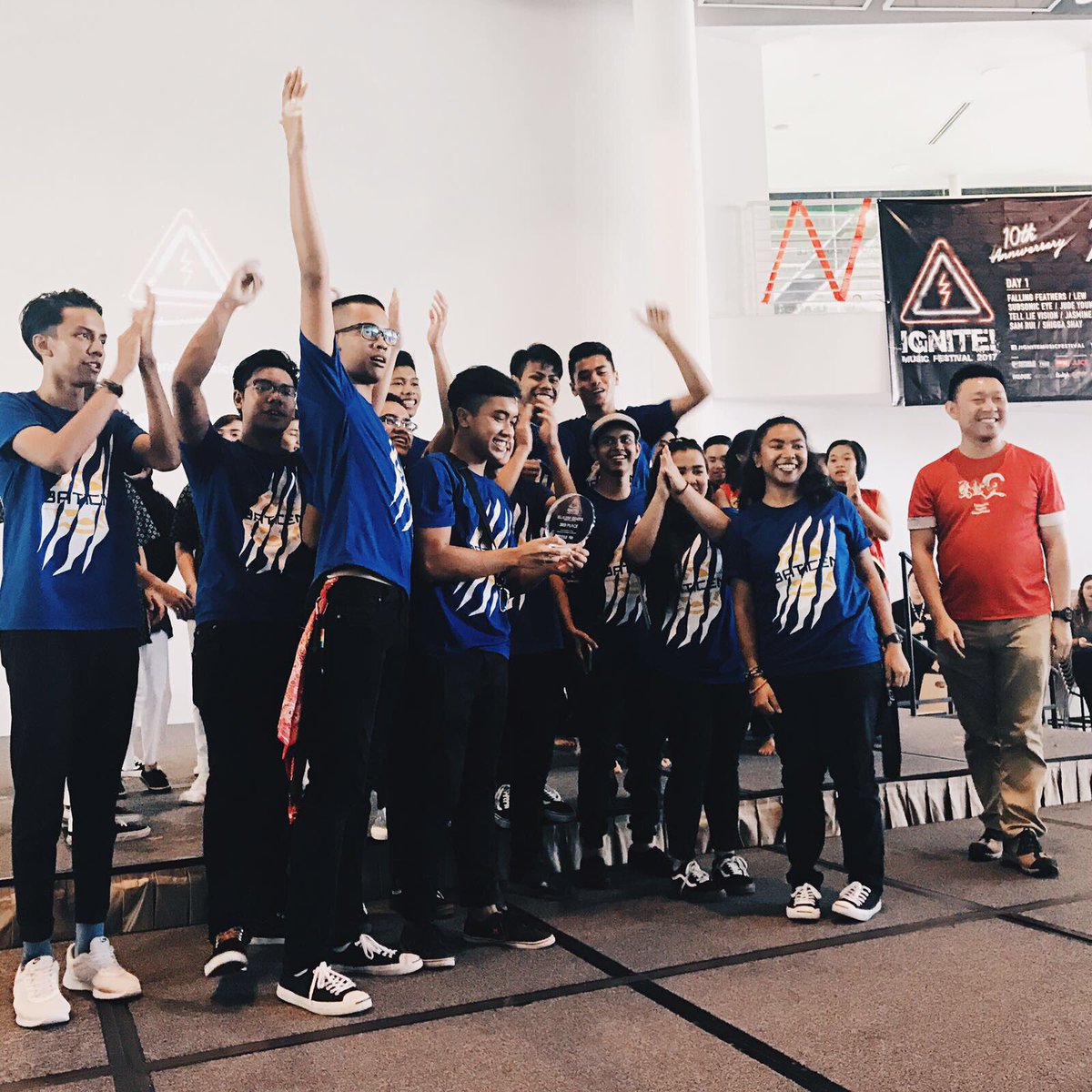 IGNITEMusicFest's tweet photo. In third place, we have @BatidasCentro!
#BlazinBeats #IGNITEMF10 #BeatsEncore https://t.co/jCLXeNVi2b
