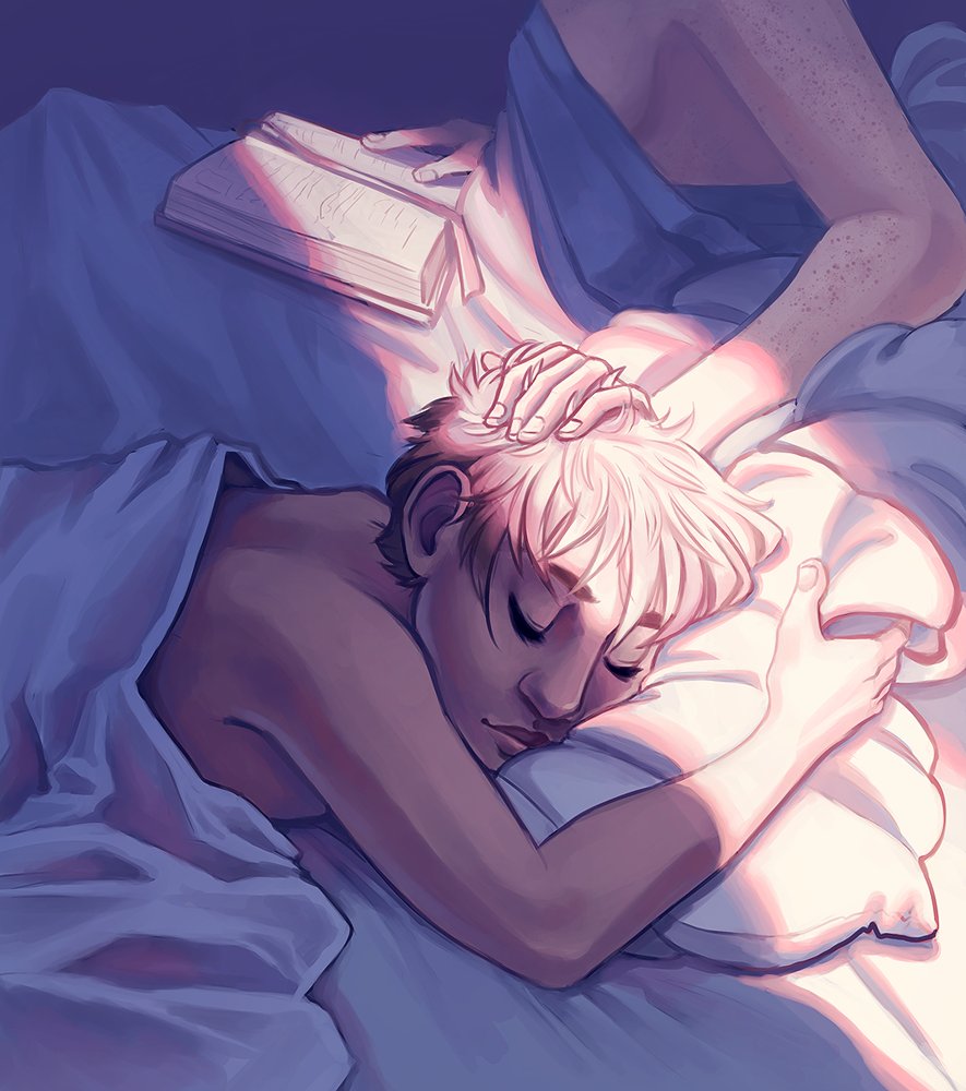 ellyfarren's tweet photo. i managed to PAINT today which was very unexpected!! these characters are from #Dragonoak a novel series by @SFarrenBooks https://t.co/RVi2XIFrzG