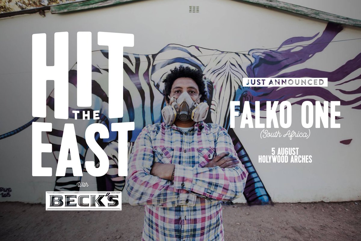 SeedheadArts's tweet photo. Out of Africa... and into the the Holywood Arches. Join us to welcome @falkostarr next Saturday for a one off Hit the East. https://t.co/9Rwd4boEDh