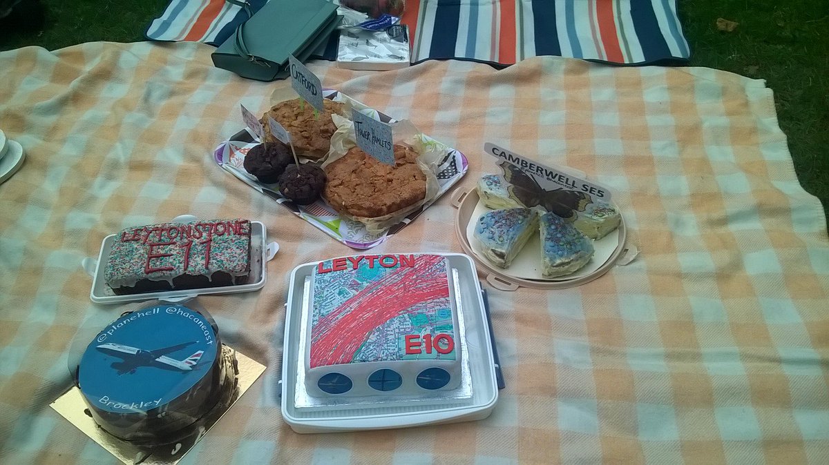 HACANEast's tweet image. CAA joinedin  the spirit of the day when HACAN East gave them a cake to highlight its opposition to London City's concentrated flight paths
