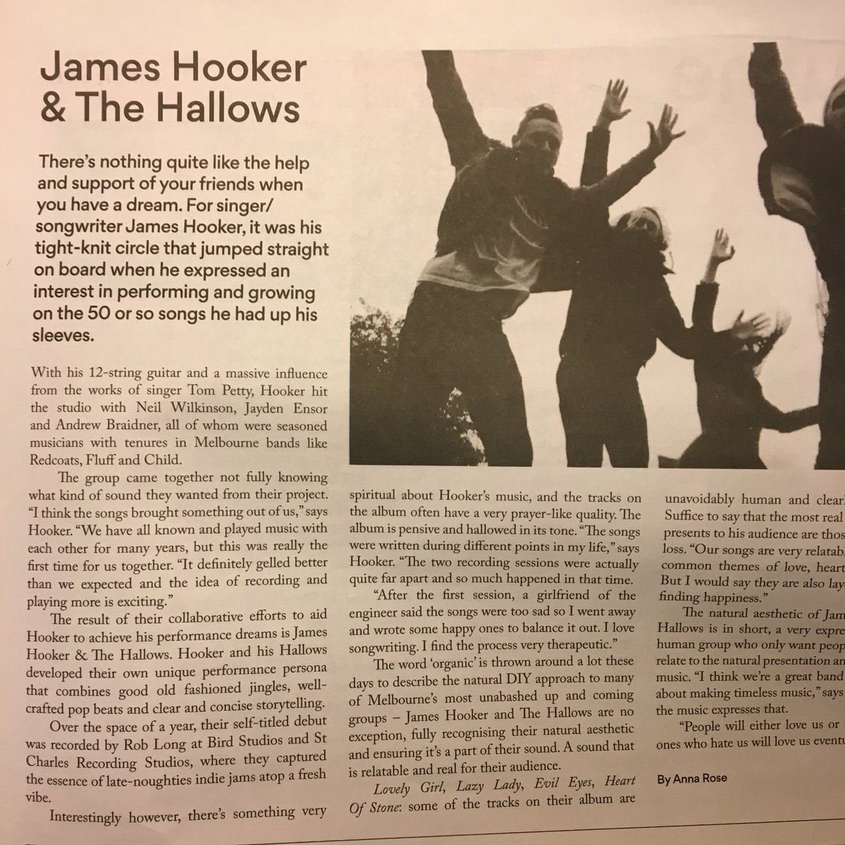 james_hooker_'s tweet photo. Wow! First article in Beat Magazine! Was awesome to get our name on the front cover too😍🤘🏻@BeatMagazine #interview #article #music #band https://t.co/cYhHVik7eX