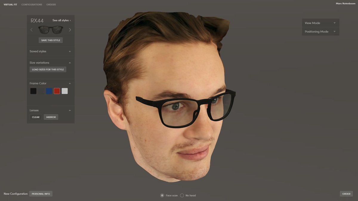 d_inderias's tweet image. In 3D that's @SheehanSamuel @wine_minder my @AdvanceQld office-mate.  In our #cloud #virtualfit system #Techprint #VR #VTO @QChiefEntrepren