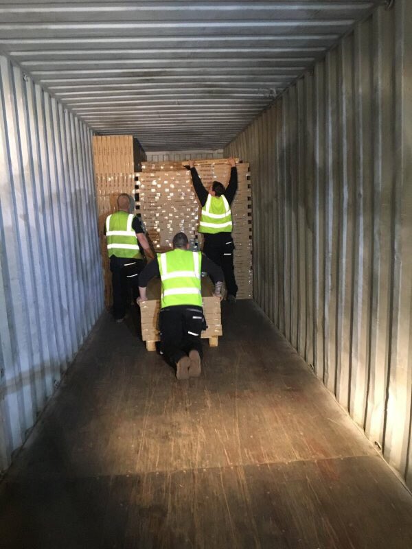 ClaremontCCL's tweet photo. The boys @ClaremontCCL are all loaded and ready to roll with the first delivery arriving Monday morning! https://t.co/BAxUjfPlIz