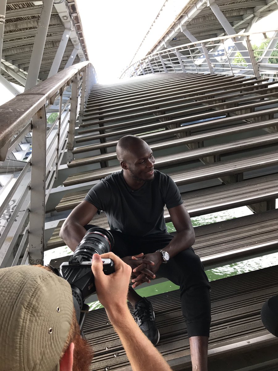 Chatting with <a href="/19Sow/">Moussa Sow Officiel</a> about the club!  #sandiego #club #football #patience