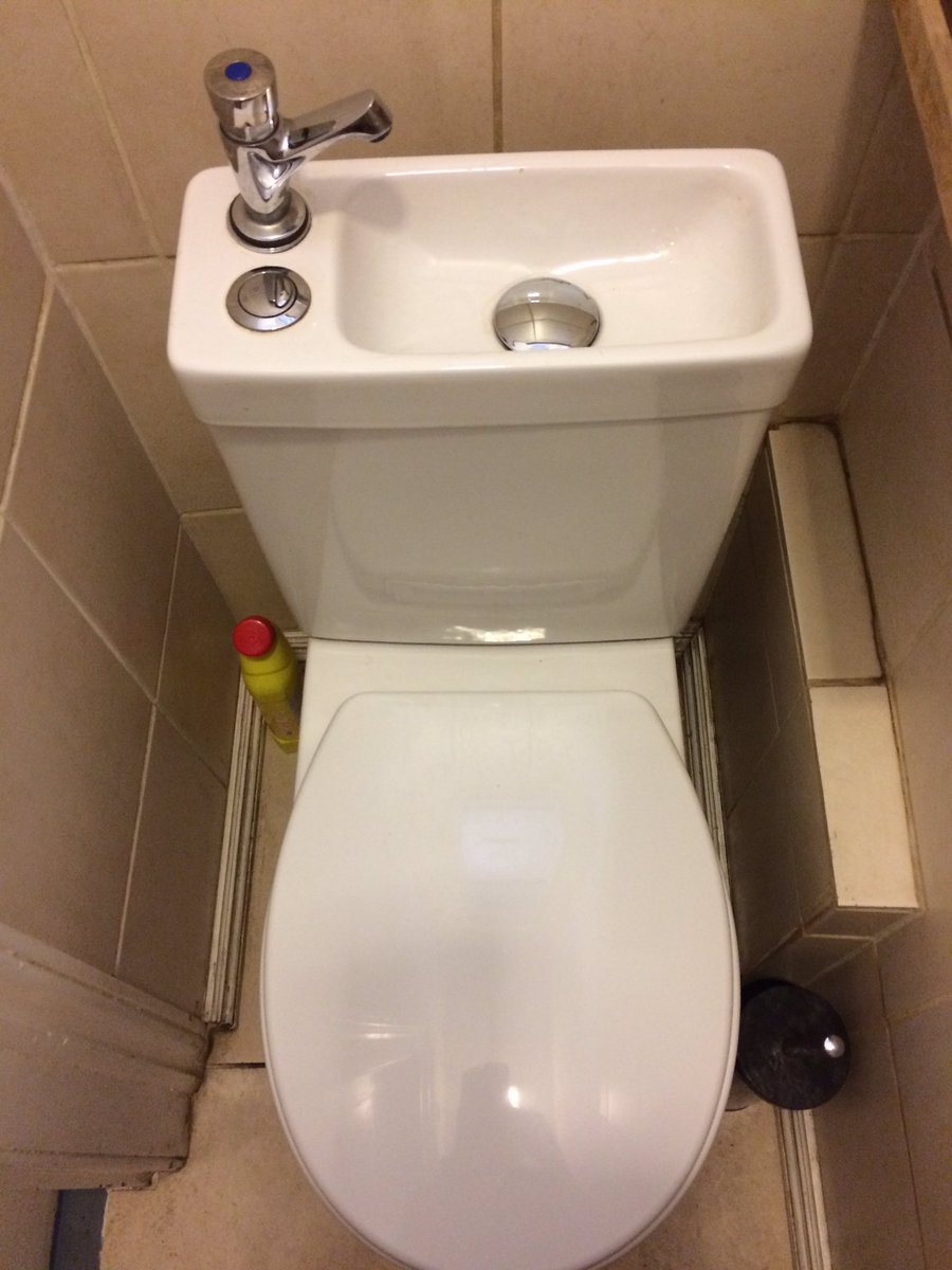 Steveabrahams's tweet image. Is this the UK&apos;s smallest toilet? #Ingeniousdesign.