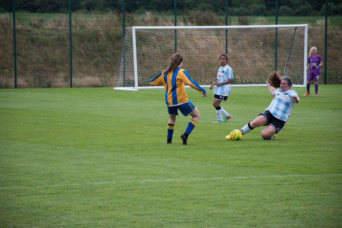shrewswomen's tweet photo. OPEN DAY: The ladies under 18's and under 16's played earlier at the @shrewsweb open, displaying the talent of Women's and Girl's football https://t.co/bZM4al1VPb