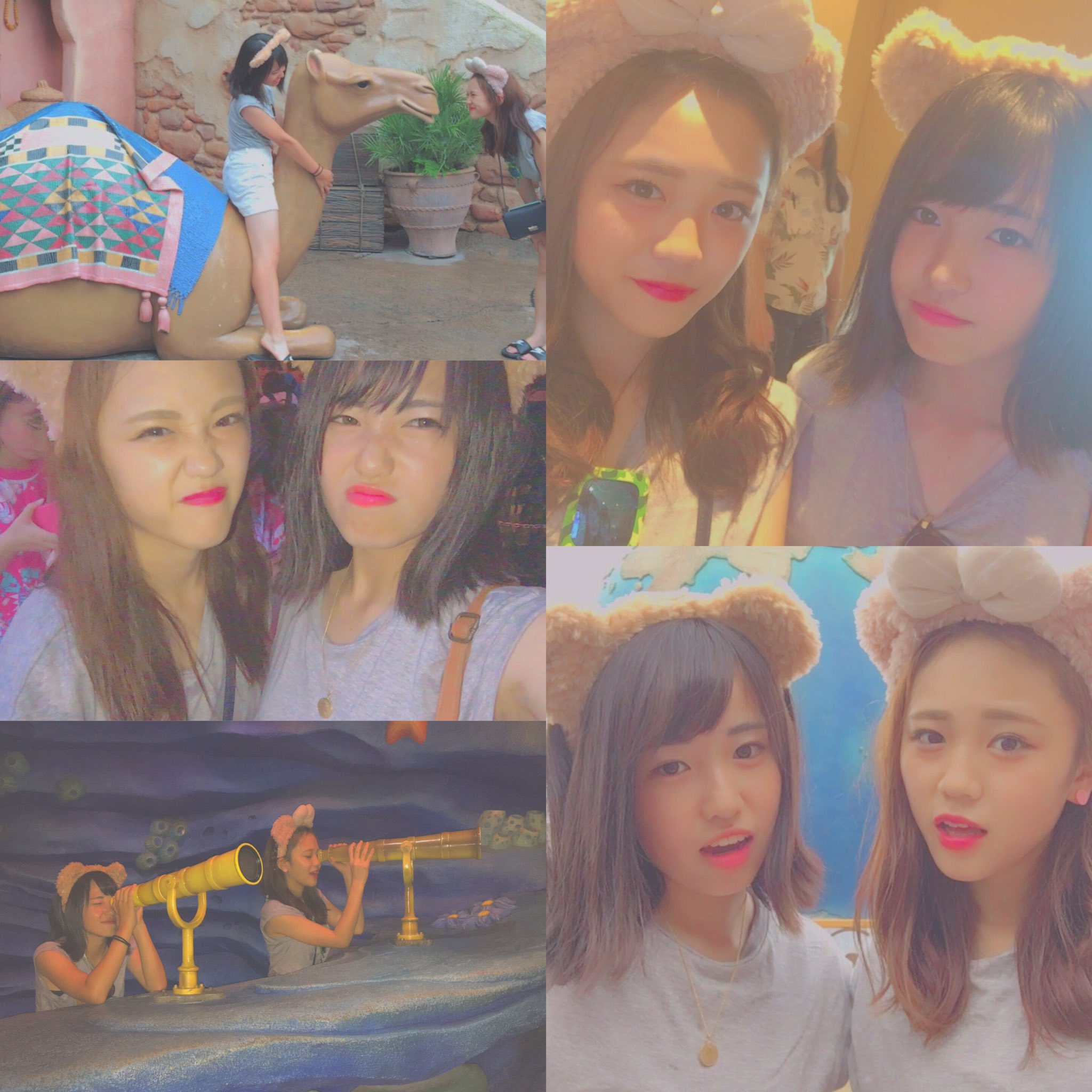 れちめろ ちゅんめろinディズニーシー いきなり行くこと決まってドタバタだったけど楽しかったの 前髪なくしたの不正解だった って思ったけど雨ザーザーになったから前髪気にしないでアトラクション乗れたし全然最高 2年連続さえと夏