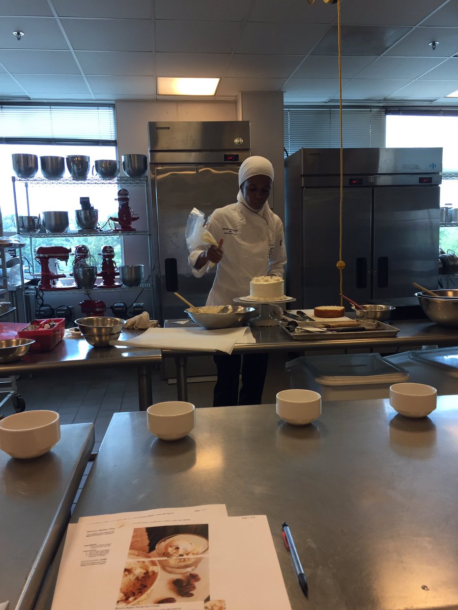 LCPS teachers from <a href="/PotomacFallsHS/">Potomac Falls HS</a> <a href="/BlueRidgeMiddle/">Blue Ridge Middle S</a> <a href="/SterlingMiddle1/">Sterling MS</a> and <a href="/Smarts_Mill/">Smart's Mill M.S.</a> -- taking a Culinary class at Stratford University!