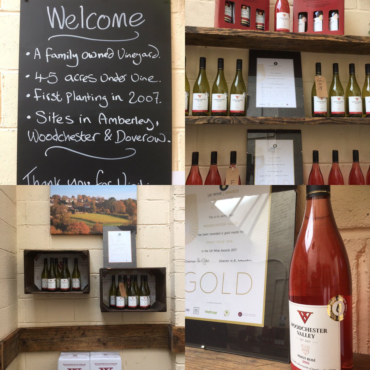 Lovely visit to <a href="/WoodchesterVV/">Woodchester Valley</a> shop near Nailsworth to catch up and taste award-winning <a href="/UKWineAwards/">UKWineAwards</a> range