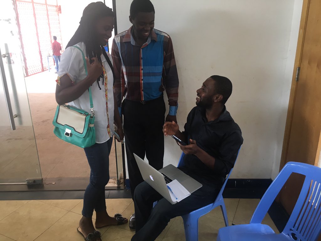 nashirum's tweet photo. Our volunteer of the day at @BarcampTamale he is doing awesome #bctamale https://t.co/wI2f7AnZFP