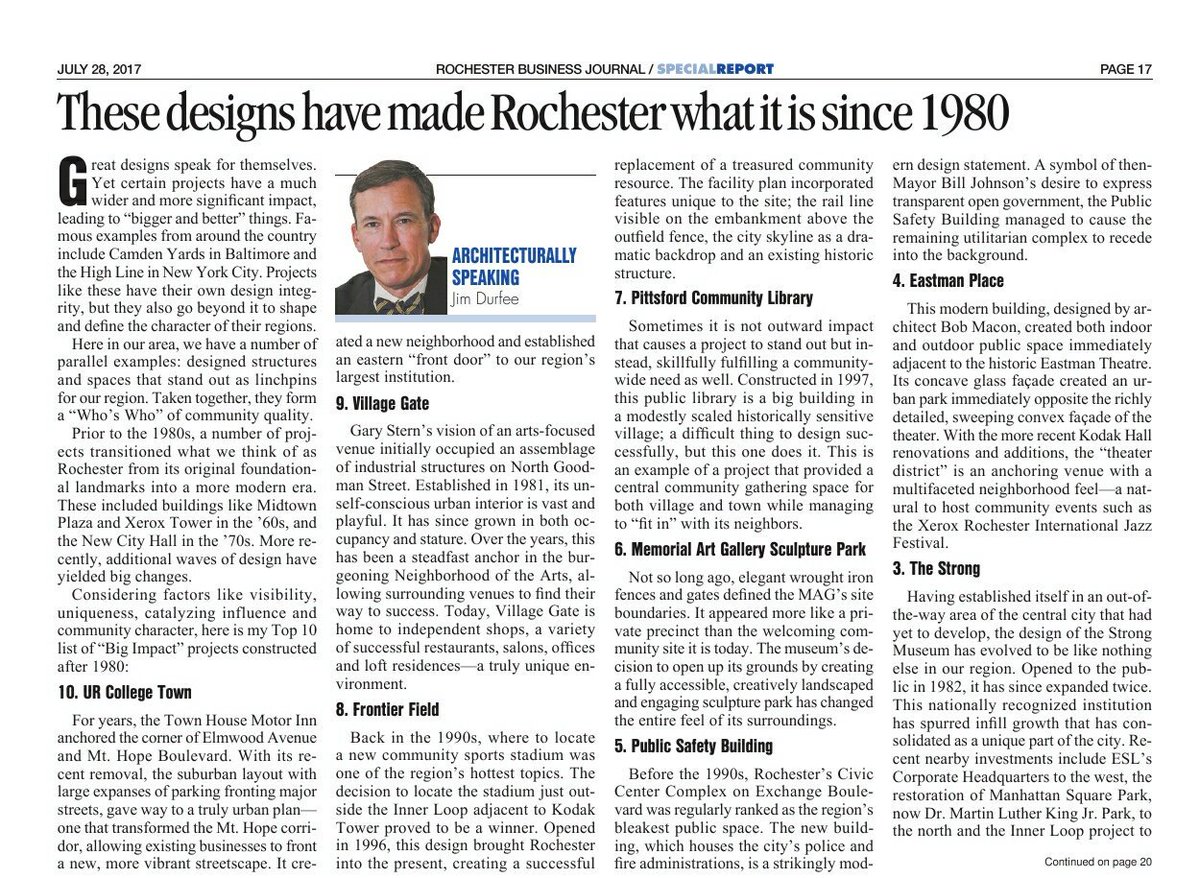 MAG_Rochester's tweet image. Thanks for the shout @RBJdaily 🗽Special thanks to #GrantHolcomb and @mbsearl  for the vision. #ExploreNOTA