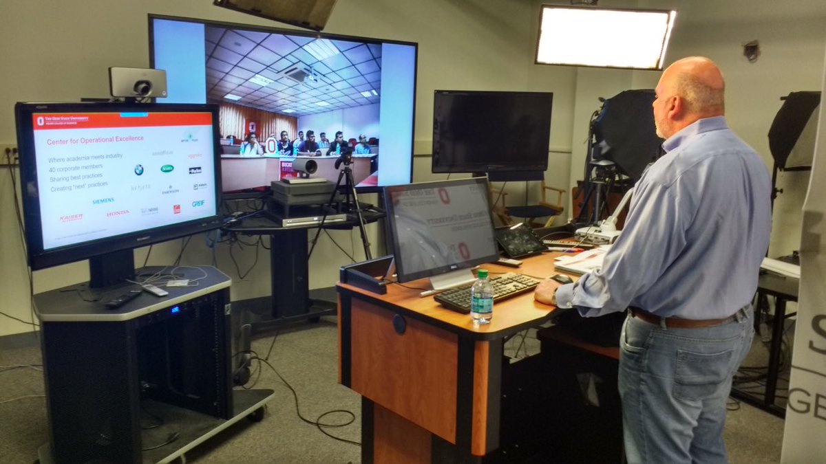 Peg_Penn's tweet photo. @OhioState spanning the globe with new Opertional Excellence certificate program with our partner IIT Bombay. https://t.co/x8BktIaD5a