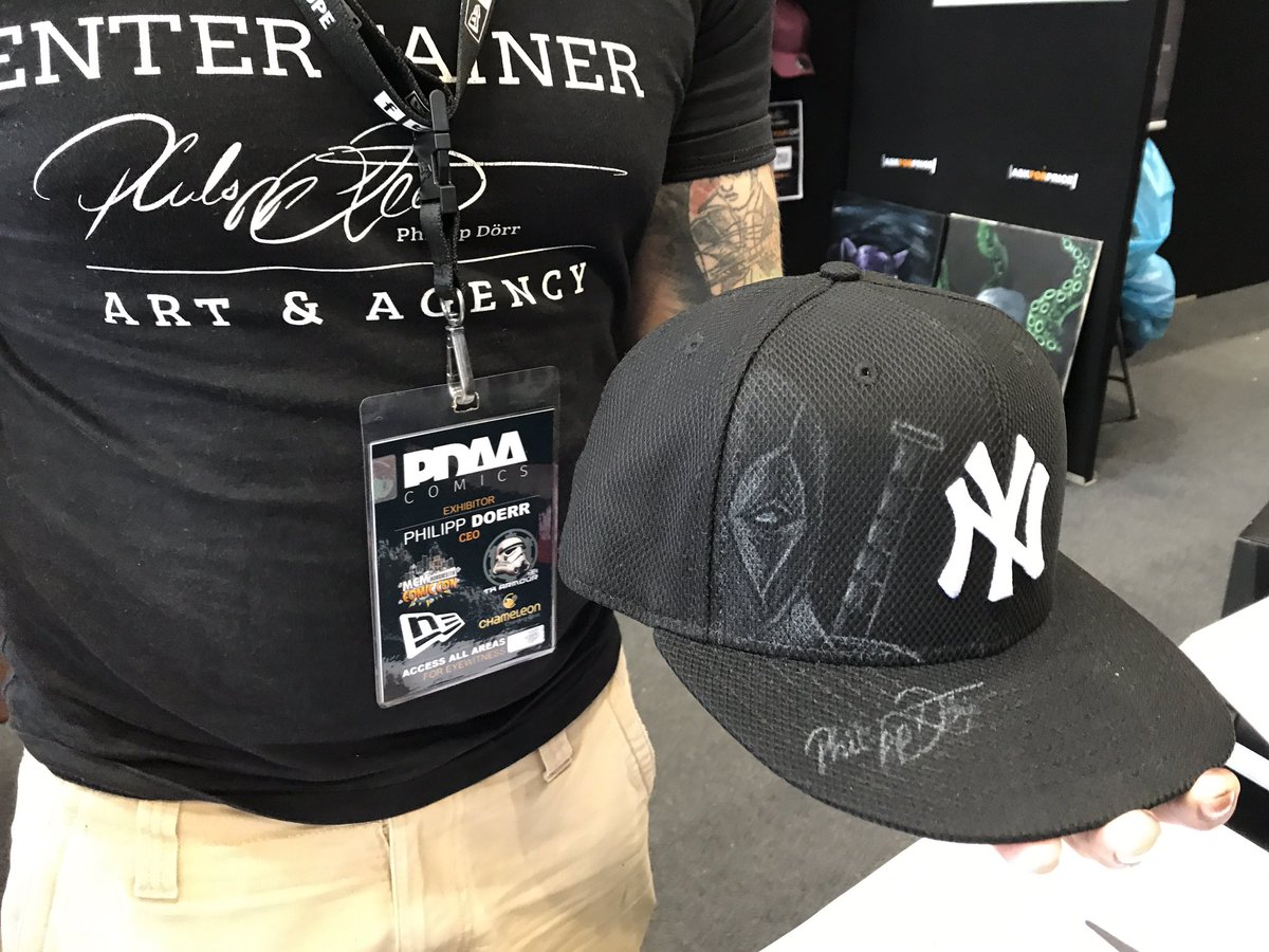 AgencyDoerr's tweet photo. Get your customized cap at our stand!😍😍😍 331! #newera #pdaa #pdaacrew #philippdoerr #mashuphills https://t.co/6UCgBx9z1i