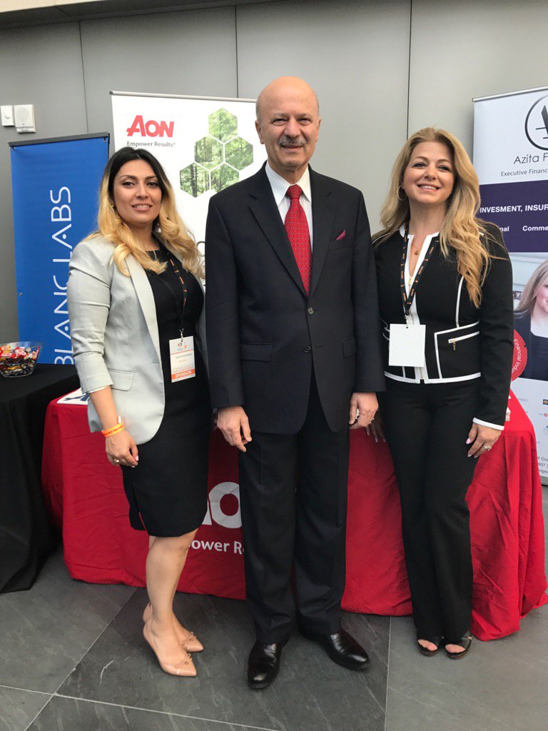 YasamanJM's tweet photo. It is an honour to have Dr. Reza Moridi visiting Aon booth at Agha Khan Museum!! https://t.co/D23SeOmYsN