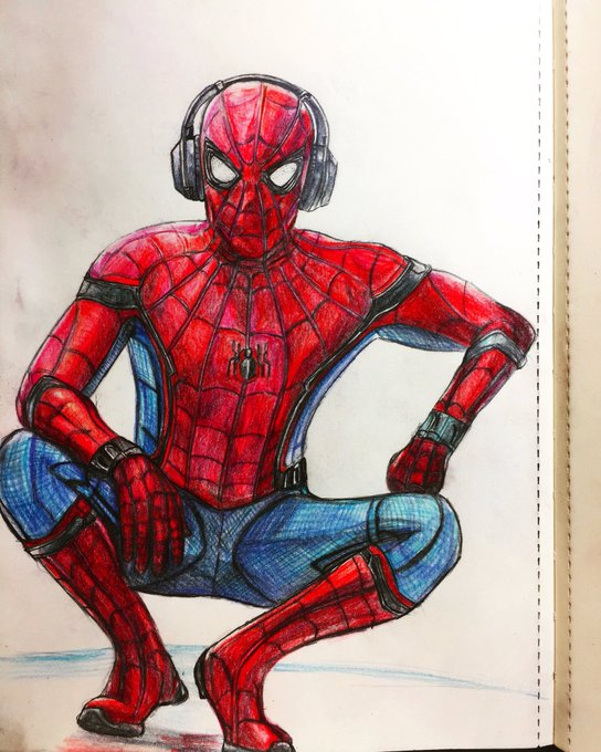 スパイダーマンホームカミングのtwitterイラスト検索結果 古い順